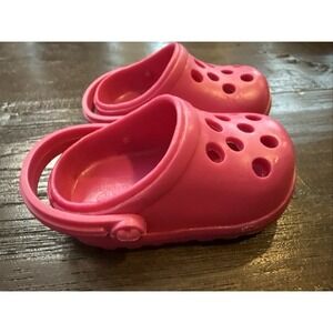 Our Generation Doll Pink Rubber Clogs Doll Shoes Fits American Girl